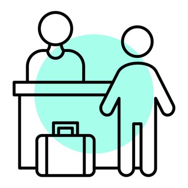 Bir iş konseptinin vektör illüstrasyonu