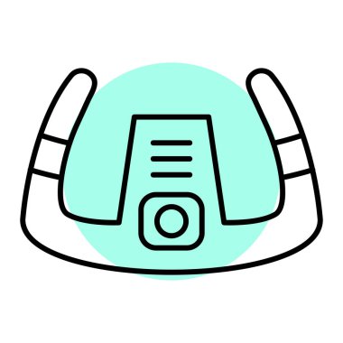 Modern b 'nin vektör illüstrasyonu eksik simgesi