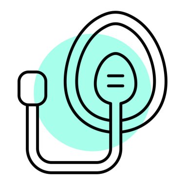 Gıda simgesinin vektör illüstrasyonu