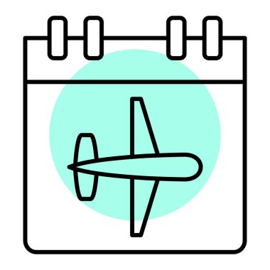 Takvim simgesi vektör illüstrasyon tasarımı