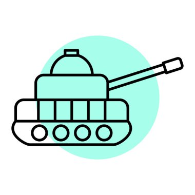 Gemi vektör ince çizgi simgesi