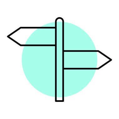 işaret posta simgesi vektör illüstrasyonu