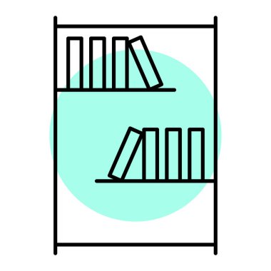 kitap simgesi vektör illüstrasyonu