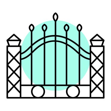 Vektör illüstrasyonu, simge ögesi arkaplanı