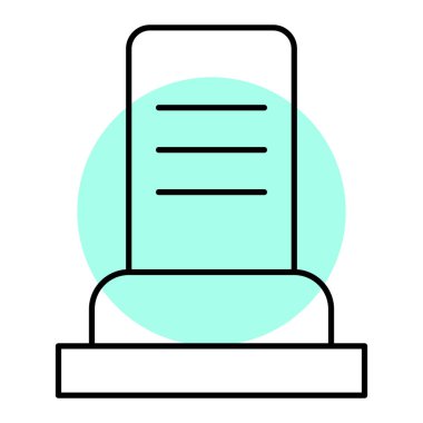 Vektör illüstrasyonu, simge ögesi arkaplanı