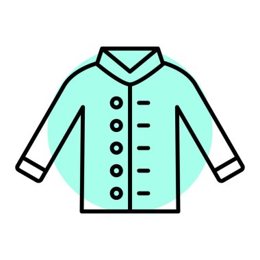 Ceket simge vektör çizim