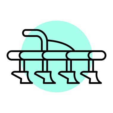 Vektör illüstrasyonu, simge ögesi arkaplanı