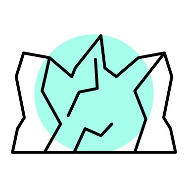 Vektör illüstrasyonu, simge ögesi arkaplanı