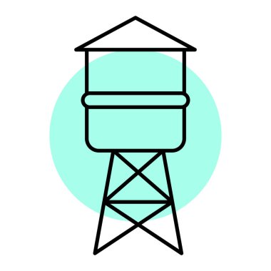 Petrol ve gaz ikonunun vektör çizimi. uygun element enerji ve yapı olarak da kullanılabilir.