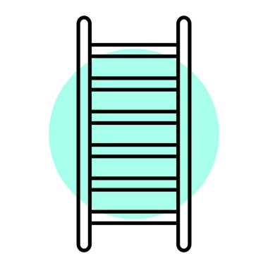 merdiven simgesi. vektör illüstrasyon