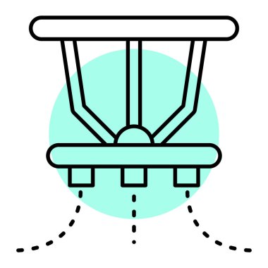 Vektör illüstrasyonu, simge ögesi arkaplanı