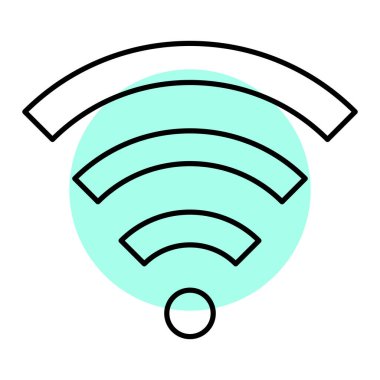 wifi bağlantı simgesi vektör illüstrasyon tasarımı