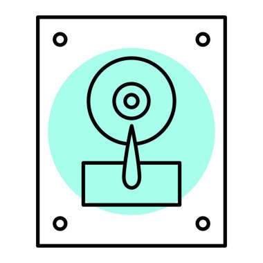 Zil, web simgesi basit illüstrasyon