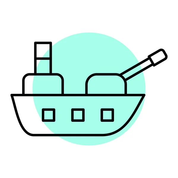 Boat Icon Vector Illustration — Stock Vector