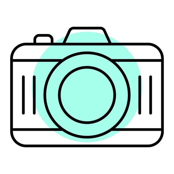 Icono Cámara Vector Ilustración — Vector de stock