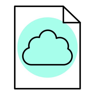 Bulut deposu. Basit tasarım