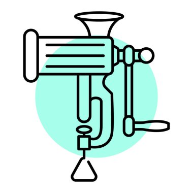 tıbbi araçlar ve araçlar izole edilmiş ikon düzenlenebilir vektör illüstrasyonu