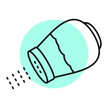 Modern b 'nin vektör illüstrasyonu kahve ikonundan yoksun