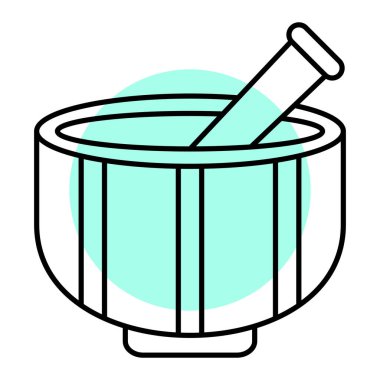 kase, web simgesi basit illüstrasyon