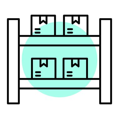 servis simgesi vektör illüstrasyonu