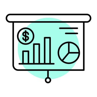 iş büyümesi simgesi vektör illüstrasyonu