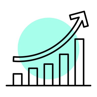 iş grafiği vektör illüstrasyonu