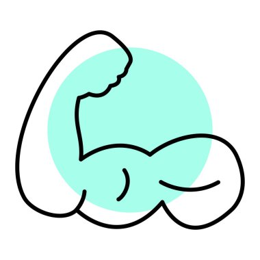 Kas adam eli, ağ simgesi basit illüstrasyon