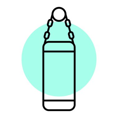 spor ekipmanı simgesi vektör illüstrasyon grafik tasarımı