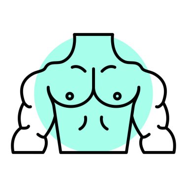 spor gövde ikonu vektör illüstrasyonu