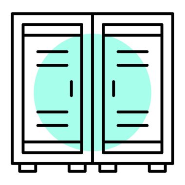 Modern b 'nin vektör illüstrasyonu eksik simgesi