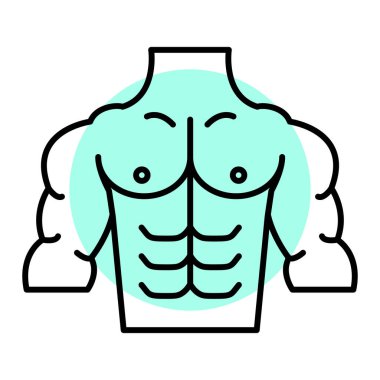 spor gövde ikonu vektör illüstrasyonu