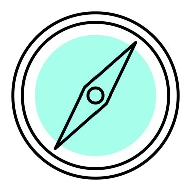 Pusula simgesi vektör resimlemesi