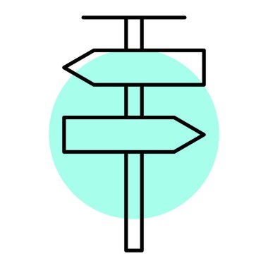 işaret posta simgesi vektör illüstrasyonu