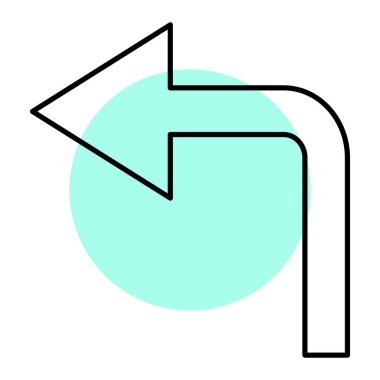 ok simgesi vektör illüstrasyonu