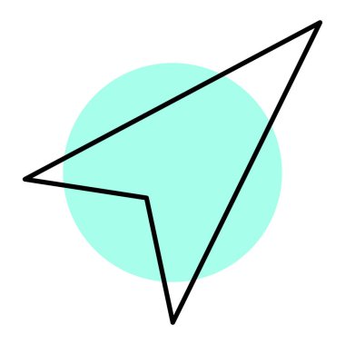 Uçak. Web simgesi basit illüstrasyon