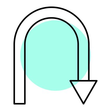 ok simgesi vektör illüstrasyonu