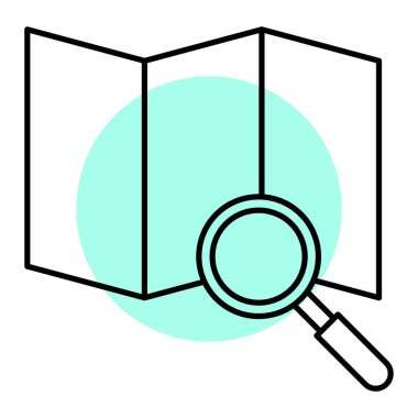 Ara. Web simgesi basit illüstrasyon