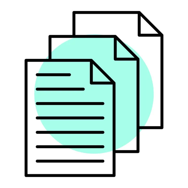 File Document Icon Vector Illustration — Stock Vector