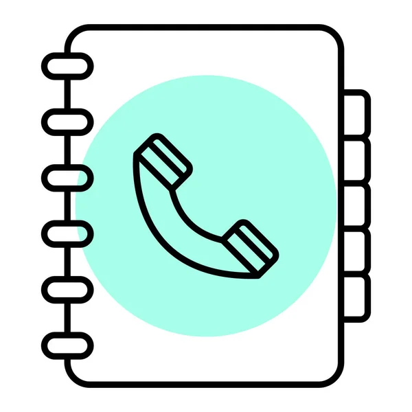 Illustration Des Telefon Symbols — Stockvektor