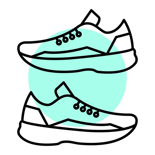 Sneakers Icône Vectoriel Illustration — Image vectorielle