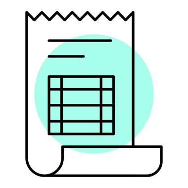 Bir alışveriş çantasının vektör çizimi