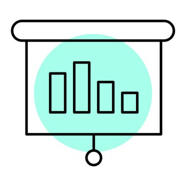 iş grafiği vektör illüstrasyonu