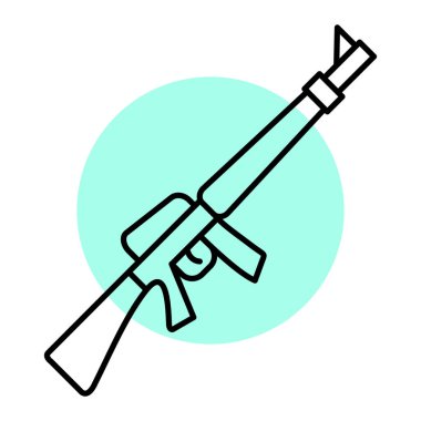 silah simge vektör çizim