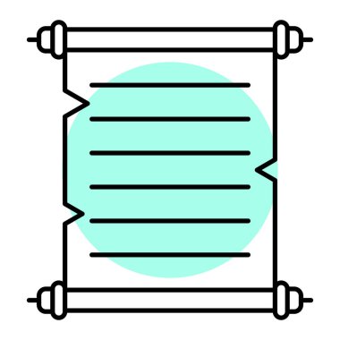 Kaydırma simge vektör çizim