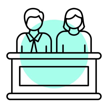 İş adamları vektör illüstrasyonu