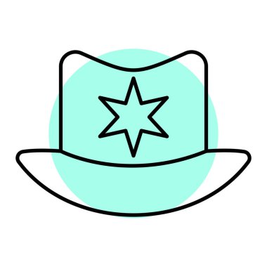 hat vektör resimleme tasarımı