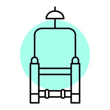 Modern b 'nin vektör illüstrasyonu eksik simgesi