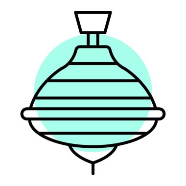 Bir oyuncak simgesinin vektör illüstrasyonu