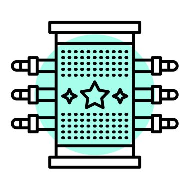 Modern b 'nin vektör illüstrasyonu eksik simgesi