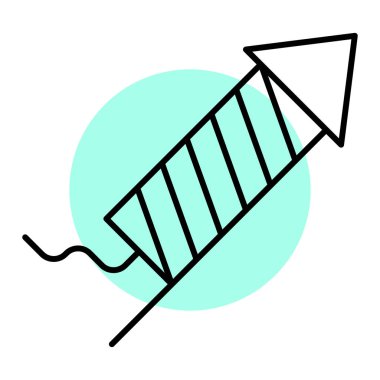 Havai fişek vektör resimleme 